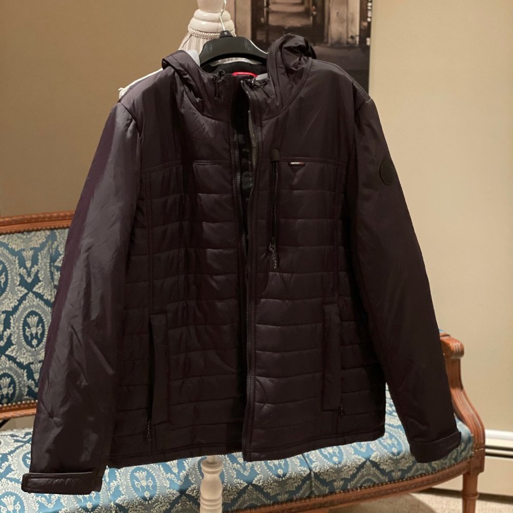 Men's Puffer Coat with Hood
